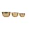 Hello Honey® Hammered Metallic Stainless Steel Bowls Set